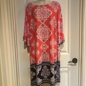 Sandra Darren stretchy tunic dress NWT